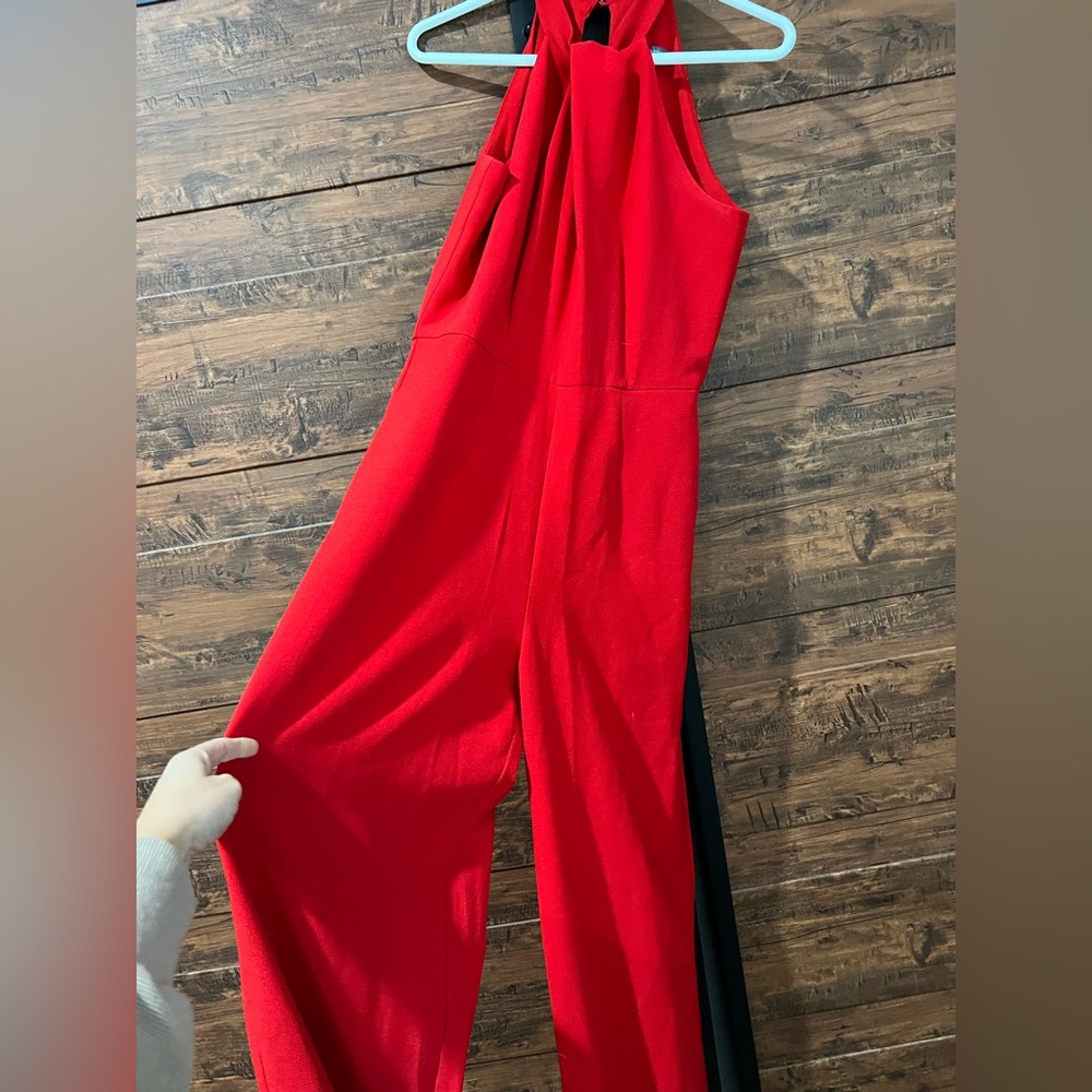 Beautiful red jumpsuit! Size 6.